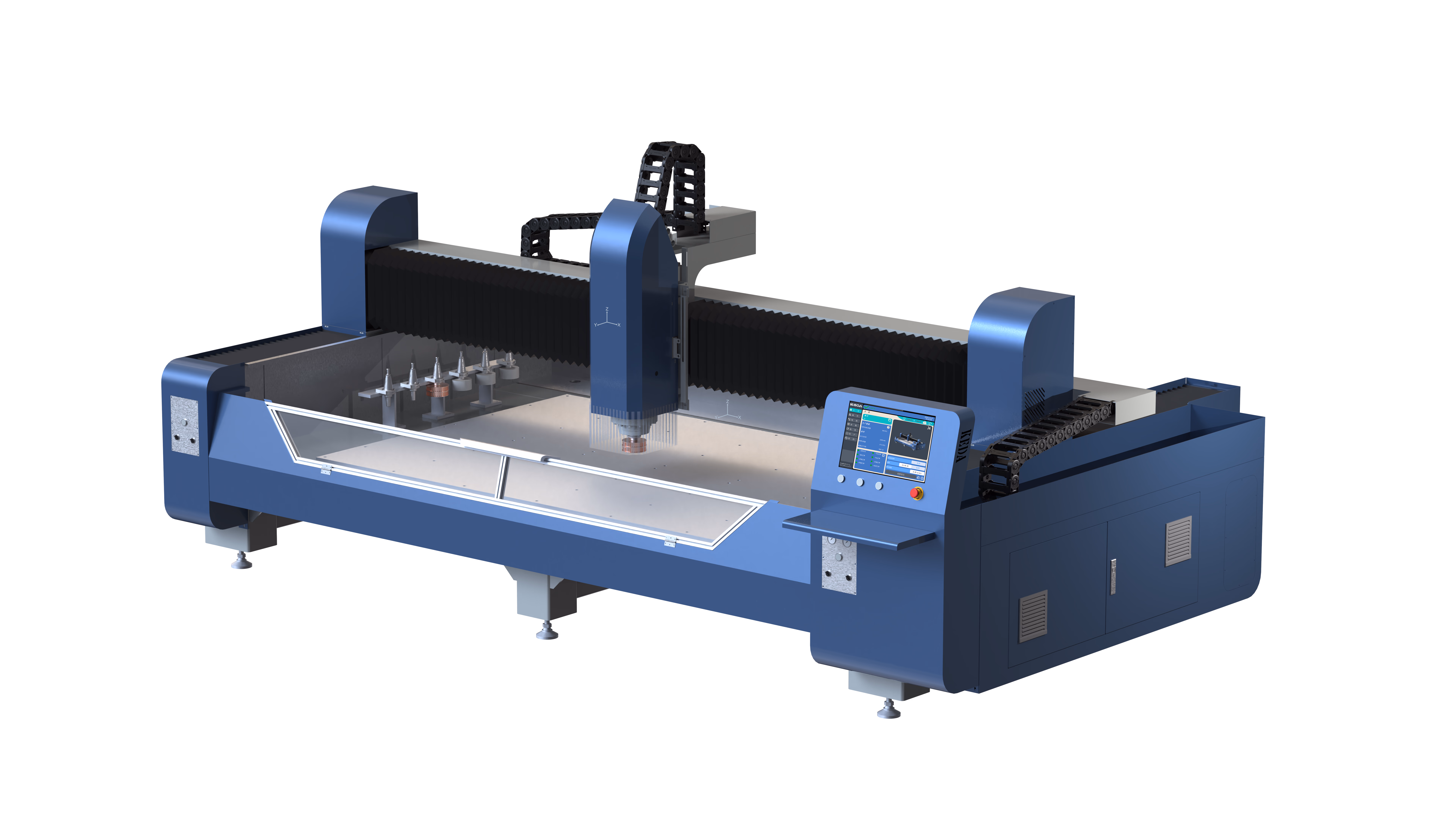 Centro de usinagem CNC para vidro DZX1210 (1200x1000)
